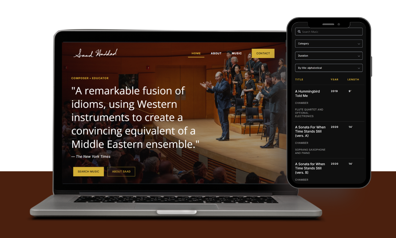 Saad Haddad WordPress Elementor Website