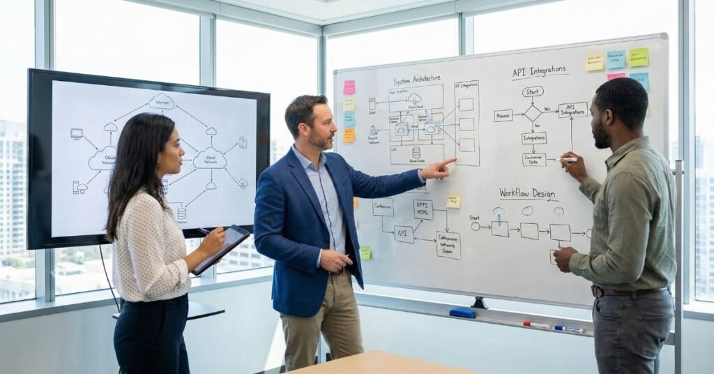 signs you need a business automation service including complex integrations custom workflows and scaling needs