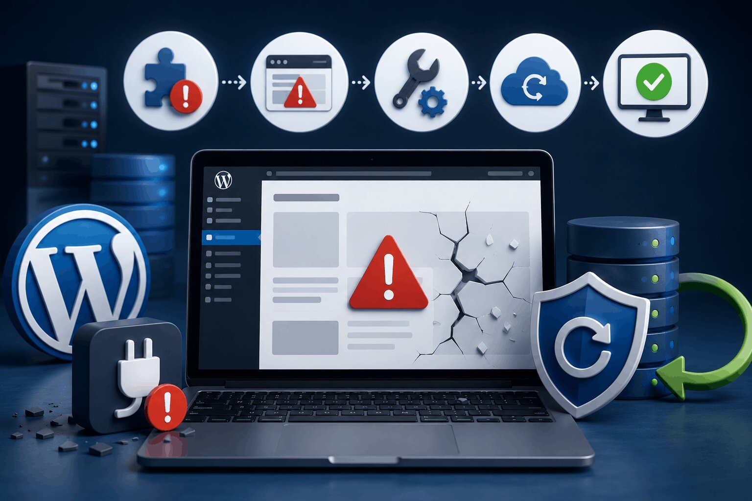 WordPress plugin update troubleshooting